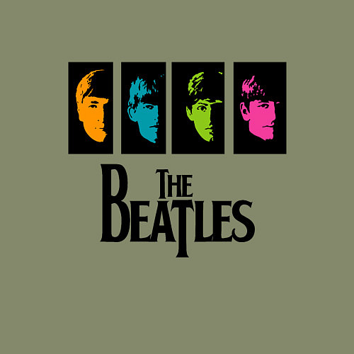 Мужской свитшот Всемирный день The Beatles / Авокадо – фото 3