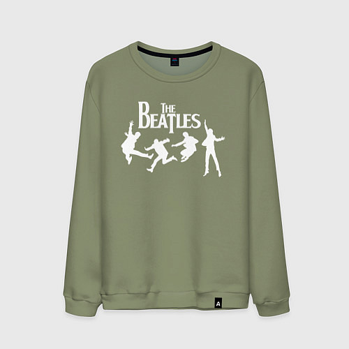 Мужской свитшот The Beatles / Авокадо – фото 1