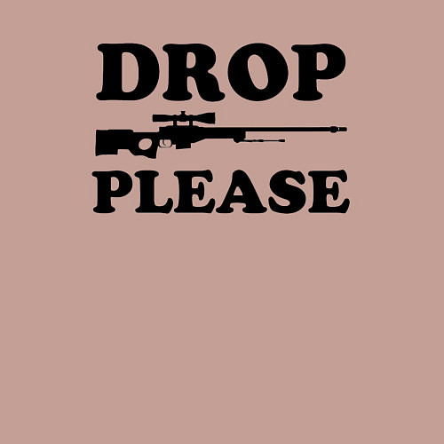 Мужской свитшот Drop Please / Пыльно-розовый – фото 3