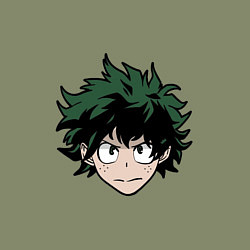 Свитшот хлопковый мужской Izuku Midoriya, цвет: авокадо — фото 2