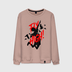 Мужской свитшот FLY HIGH! ВОЛЕЙБОЛ