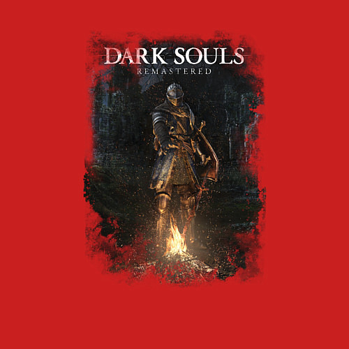 Мужской свитшот Dark Souls Remastered / Красный – фото 3