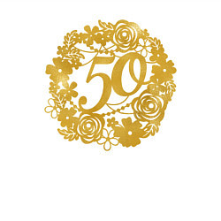 Свитшот хлопковый мужской 50 лет, цвет: белый — фото 2