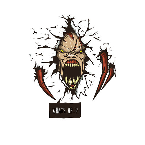 Мужской свитшот Лайфстиллер Dota 2 / Белый – фото 3