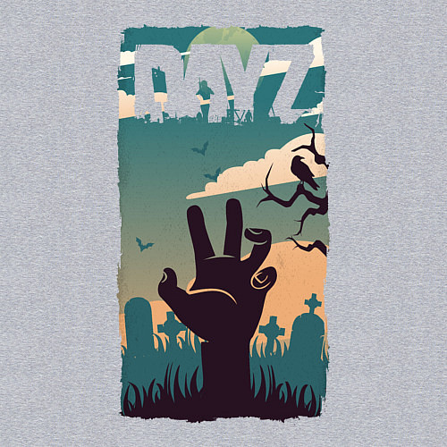 Мужской свитшот DAYZ ДЕЙЗИ Z / Меланж – фото 3