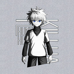 Свитшот хлопковый мужской Киллуа Золдик, цвет: меланж — фото 2