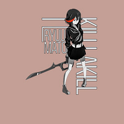 Свитшот хлопковый мужской Kill la Kill, цвет: пыльно-розовый — фото 2