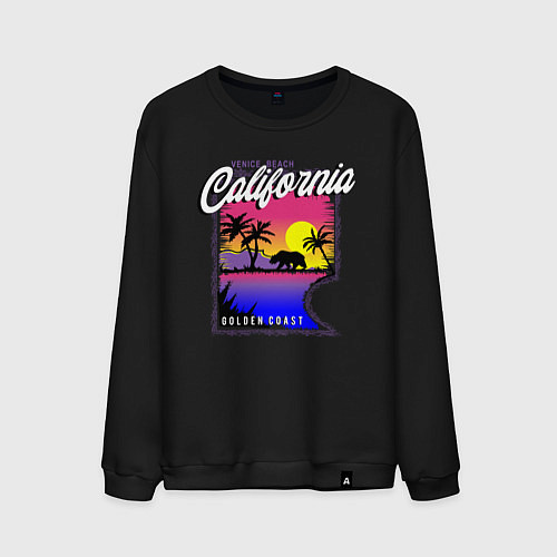 Мужской свитшот California / Черный – фото 1