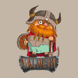 Свитшот хлопковый мужской Valheim, цвет: миндальный — фото 2