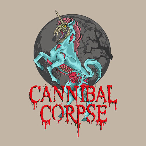 Мужской свитшот Cannibal Corpse Труп Каннибала Z / Миндальный – фото 3