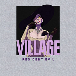 Свитшот хлопковый мужской Resident evil vampire, цвет: меланж — фото 2