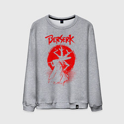 Свитшот хлопковый мужской BERSERK, цвет: меланж