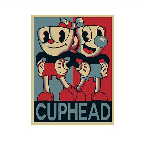 Мужской свитшот CUPHEAD / Белый – фото 3