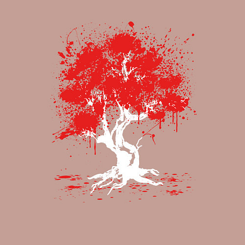 Мужской свитшот САКУРА SAKURA ВИШНЯ / Пыльно-розовый – фото 3