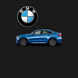 Свитшот хлопковый мужской BMW X6, цвет: черный — фото 2
