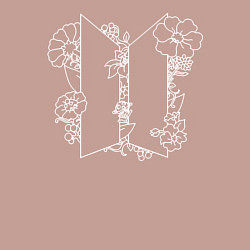 Свитшот хлопковый мужской БТС BTS Stay Gold Bangtan Boys, цвет: пыльно-розовый — фото 2