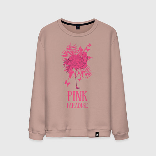 Мужской свитшот Pink paradise / Пыльно-розовый – фото 1