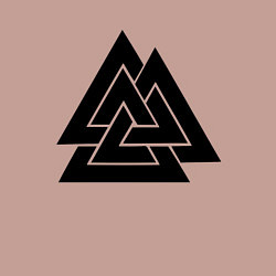 Свитшот хлопковый мужской Валькнут Valknut Z, цвет: пыльно-розовый — фото 2