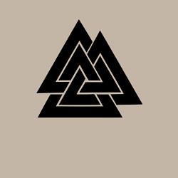 Свитшот хлопковый мужской Валькнут Valknut Z, цвет: миндальный — фото 2