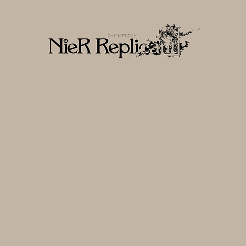 Мужской свитшот NIER REPLICANT НИАР / Миндальный – фото 3