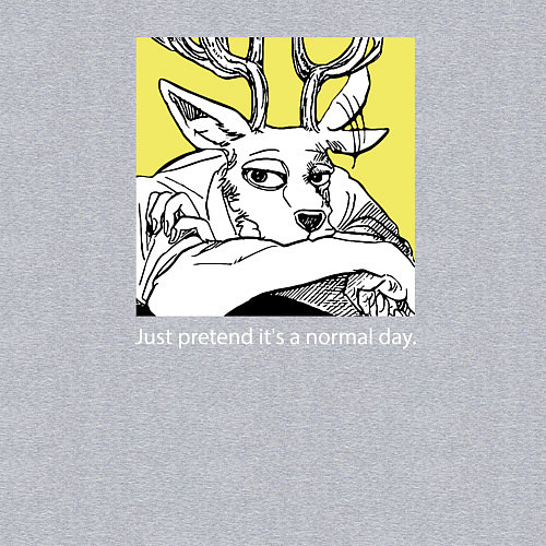 Мужской свитшот Beastars Louis Луис / Меланж – фото 3