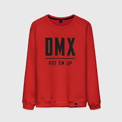 Свитшот хлопковый мужской DMX rap, hip hop, цвет: красный