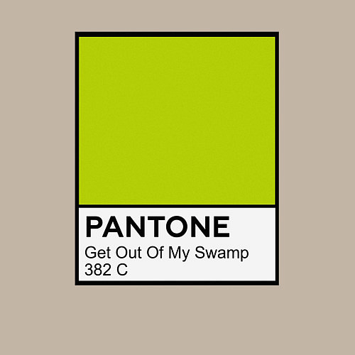 Мужской свитшот Shrek: Pantone Color / Миндальный – фото 3