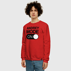 Свитшот хлопковый мужской Andrey Mode On, цвет: красный — фото 2