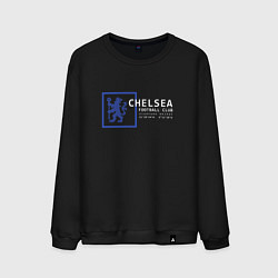 Свитшот хлопковый мужской FC Chelsea Stamford Bridge 202122, цвет: черный
