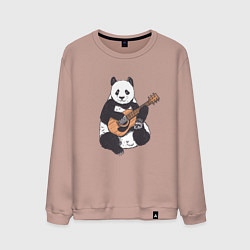 Мужской свитшот Панда гитарист Panda Guitar