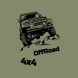 Свитшот хлопковый мужской Offroad 4х4, цвет: авокадо — фото 2