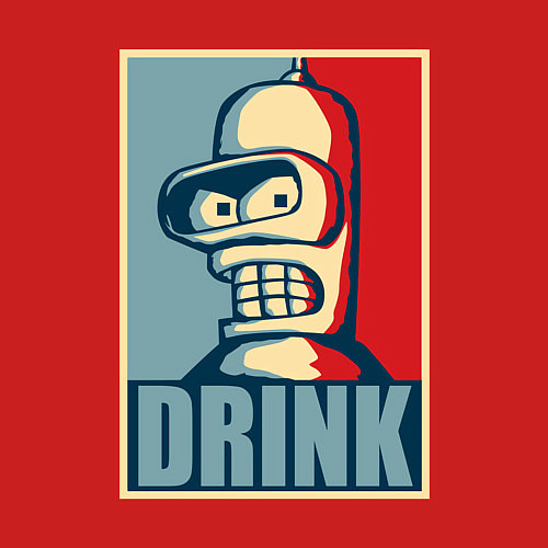 Мужской свитшот Bender / Красный – фото 3