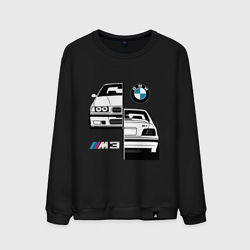 Мужской свитшот BMW M3 E 36 БМВ М3 E 36 / Черный – фото 1