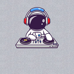 Свитшот хлопковый мужской ДИДЖЕЙ DJ Z, цвет: меланж — фото 2