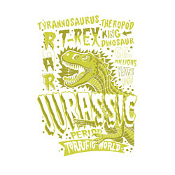 Свитшот хлопковый мужской JURASSIC PARK T-REX, цвет: белый — фото 2