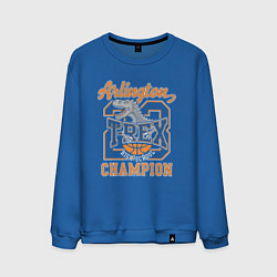 Свитшот хлопковый мужской T-rex Champion 23, цвет: синий