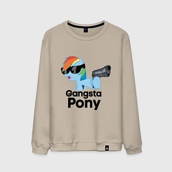Мужской свитшот Gangsta pony