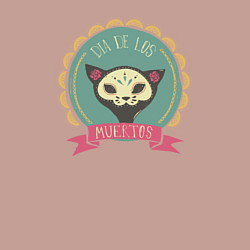 Свитшот хлопковый мужской Cat from Mexico, цвет: пыльно-розовый — фото 2