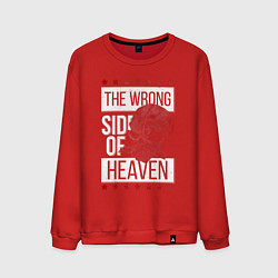 Мужской свитшот The wrong side of hell