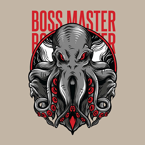 Мужской свитшот Boss Master / Миндальный – фото 3