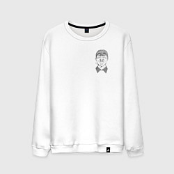 Свитшот хлопковый мужской Эйкити Онидзука, цвет: белый