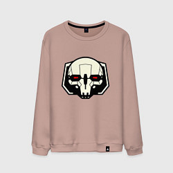 Свитшот хлопковый мужской Mech BattleTech, цвет: пыльно-розовый