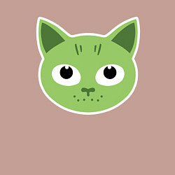 Свитшот хлопковый мужской Green Cat, цвет: пыльно-розовый — фото 2