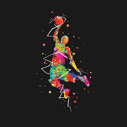 Свитшот хлопковый мужской Basketball Player, цвет: черный — фото 2