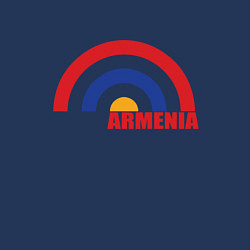 Свитшот хлопковый мужской Армения Armenia, цвет: тёмно-синий — фото 2