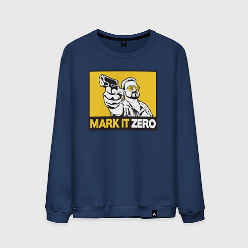 Мужской свитшот Mark It Zero Большой Лебовски / Тёмно-синий – фото 1