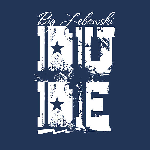 Мужской свитшот Dude / Тёмно-синий – фото 3