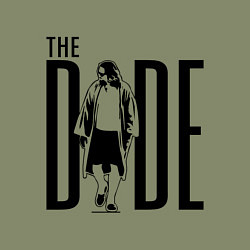 Свитшот хлопковый мужской The Dude, цвет: авокадо — фото 2