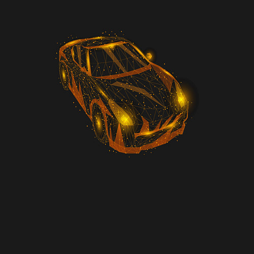 Мужской свитшот Автомобиль / Черный – фото 3