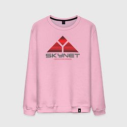 Свитшот хлопковый мужской Skynet, цвет: светло-розовый